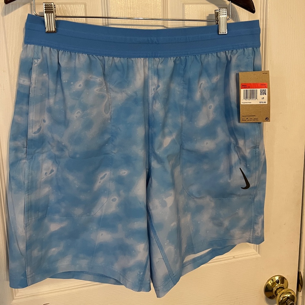 NIKE MENS SHORTS BLUE
